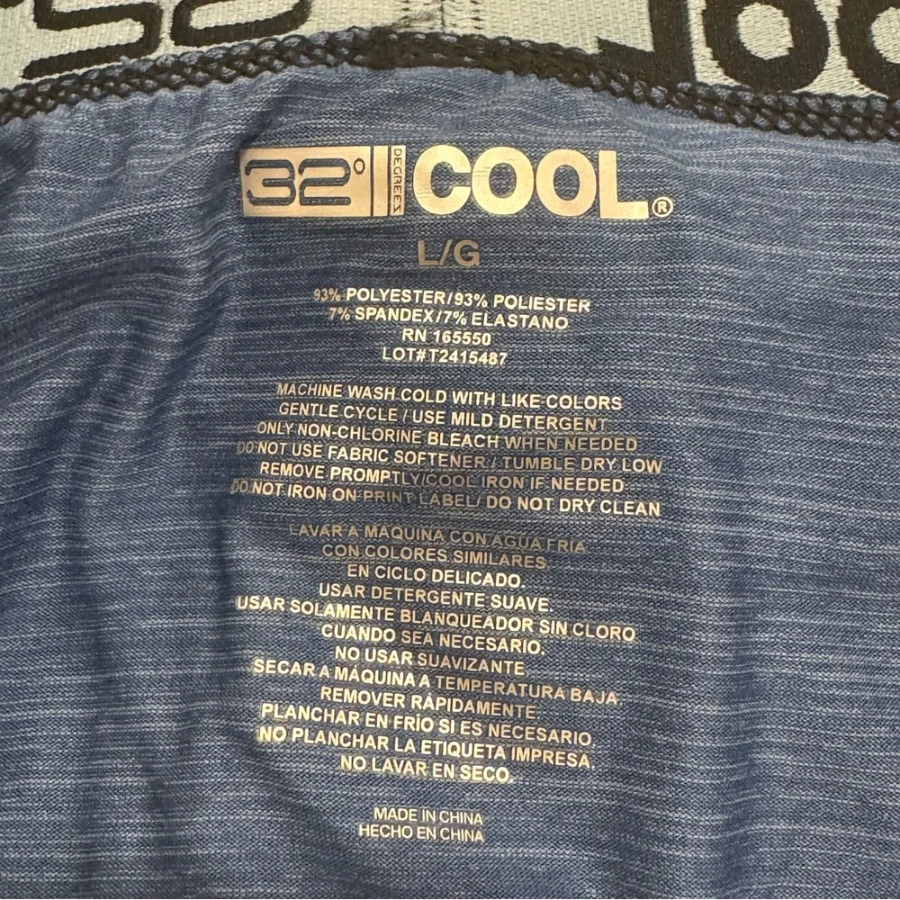32 DEGREES COOL Mens 4-PACK Quick Dry Performance Boxer Brief size L